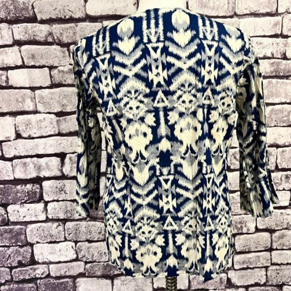 Dressbarn 3/4 Sleeve Blouse Size Small - Picture 5 of 8